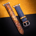 Whiskey Alligator Hornback Apple Watch Band