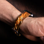 Whiskey Alligator Hornback Apple Watch Band