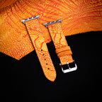 Phoenix Matte Ostrich Leg Leather Apple Watch Band (Scaled)