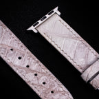 Himalayan Alligator Leather Apple Watch Band (Belly)
