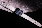 Himalayan Alligator Leather Apple Watch Band (Belly)