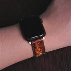 Whiskey Alligator Hornback Apple Watch Band